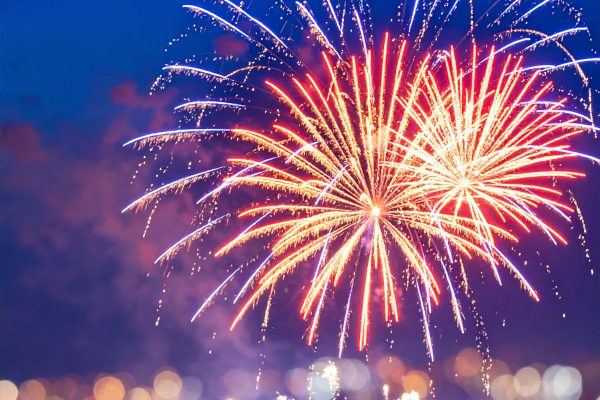 feu d'artifice